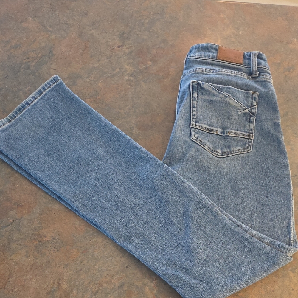 BKE Women's Light Blue Boot Cut Jeans